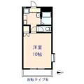 グローバルビル 3階 １Kの間取り図