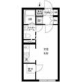 世田谷区 北沢４丁目（東北沢駅） 4階 ワンルームの間取り図