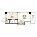旭町　松尾ビル 4階 １Kの間取り図