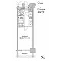 新宿区 市谷砂土原町２丁目（市ケ谷駅） 8階 １Kの間取り図