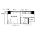 コスモリード京都今出川 ４０２ １Kの間取り図