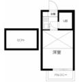 ソレイユ富士見Ａ棟 ２０５ １Kの間取り図