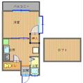 さくらハウス 2階 ワンルームの間取り図