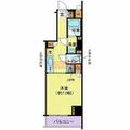 ディアレイシャス港区海岸 ３０４ １Kの間取り図