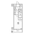Ｔｈｅ　Ｒｅｓｉｄｅｎｃｅ　神楽坂Ⅰ １０２ １Kの間取り図