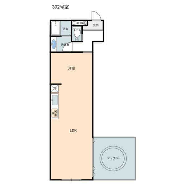 アットホーム】COCO RESORT FUTTSU 3階 ワンルーム