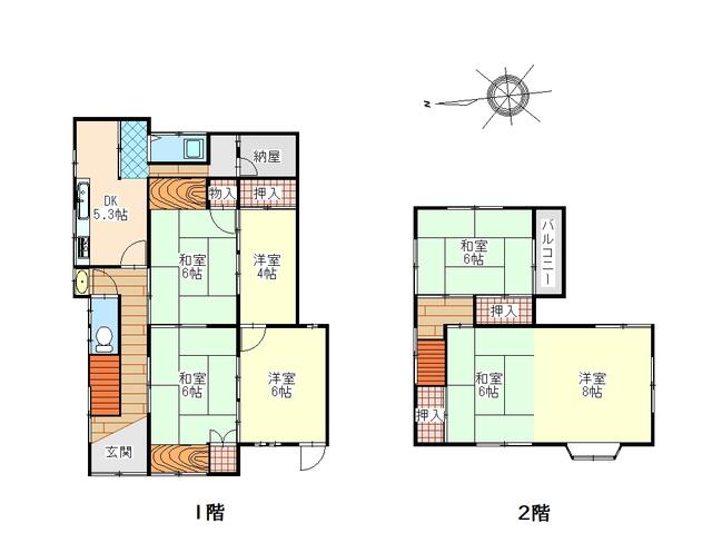 Echizen City, Wakatake-cho (Shikibu Station) 2-story 7DK