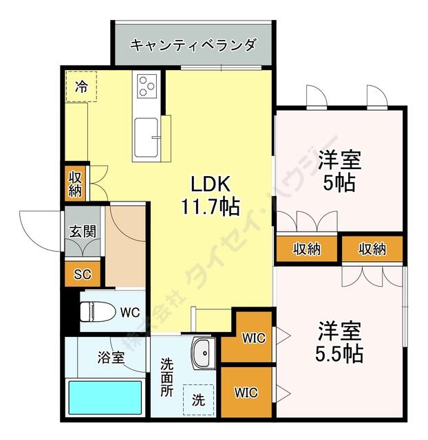 アットホーム】（仮称）土支田3丁目メゾン東棟 201 2LDK（提供 