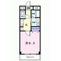 西宮市 上甲子園４丁目（今津駅） 2階 １Kの間取り図