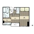 四ツ谷ＨＯＵＳＥ １０２ １DKの間取り図