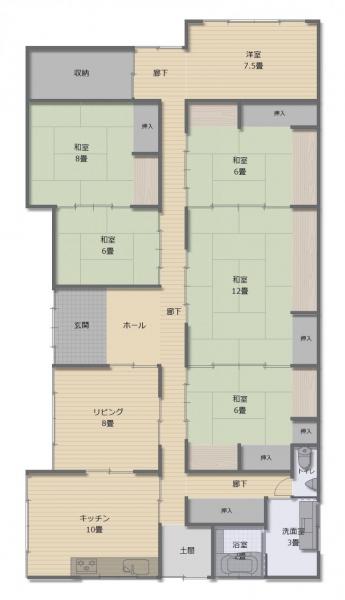 detached 山本郡三種町豊岡金田字保龍