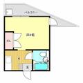エクセレント武庫三番館 ３０３ ワンルームの間取り図