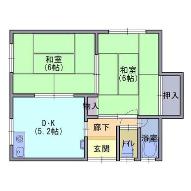 振分間取りです