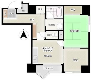 アットホーム】ロイヤルコーポ大手門 4階 2DK[6990980255]大阪市
