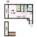 オーパスＯＮＥ 302 １Kの間取り図