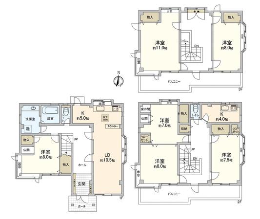 アットホーム 稲沢市 日下部松野町２丁目 大里駅 3階建 ６ｌｄｋ 稲沢市の中古一戸建て 提供元 三井のリハウス上小田井センター 三井不動産リアルティ 株 一軒家 家の購入