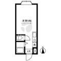 ハイツベルモント 203 ワンルームの間取り図