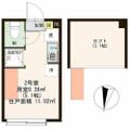 板橋区 仲町（中板橋駅） 1階 ワンルームの間取り図