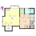 幡ヶ谷３丁目アパート 2階 １Kの間取り図