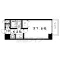 京都市上京区 今出川通堀川西入西船橋町（今出川駅） 3階 １Kの間取り図