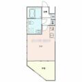 ジェノヴィア大山 ４０１ １DKの間取り図