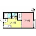 世田谷区 船橋１丁目（千歳船橋駅） 2階 １DKの間取り図