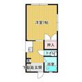 ブランコート 1階 １Kの間取り図