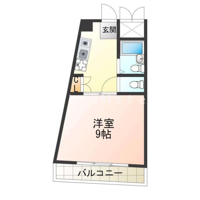 アットホーム スマ扇コーポ 2階 １ｋ 提供元 株 ｌｉｖｅｍａｔｅ 神戸市須磨区の賃貸マンション