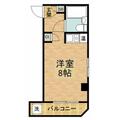 西ビル ２０３ ワンルームの間取り図