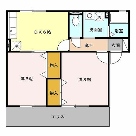 アットホーム みどり市 笠懸町鹿 岩宿駅 ｂ１０３０ ２ｄｋ 提供元 ハウスコム 株 前橋店 みどり市の賃貸アパート