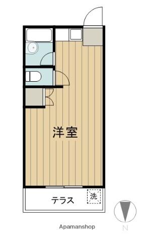 アットホーム シャトーアンジェ １０３ ワンルーム 提供元 アパマンショップ足利店 株式会社 群馬総合土地販売 桐生市の賃貸アパート