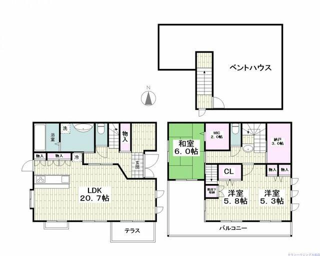 アットホーム 仮 原宿１丁目ヘーベルハウス ２ｓｌｄｋ 提供元 株 タウンハウジング神奈川 大船店 横浜市戸塚区の賃貸一戸建て