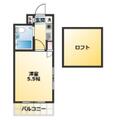 アネックス神楽坂 3階 １Kの間取り図