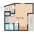 ストロベリーハウス 2階 ワンルームの間取り図