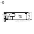 京都市上京区 東堀川通下長者町下る三町目（丸太町駅） 2階 １Kの間取り図