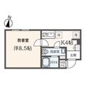 ラシクラス板橋本町 ２０３ １Kの間取り図