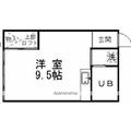 ピアピーク １０３ ワンルームの間取り図