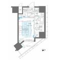 新宿区 新宿１丁目（新宿御苑前駅） 3階 １Kの間取り図