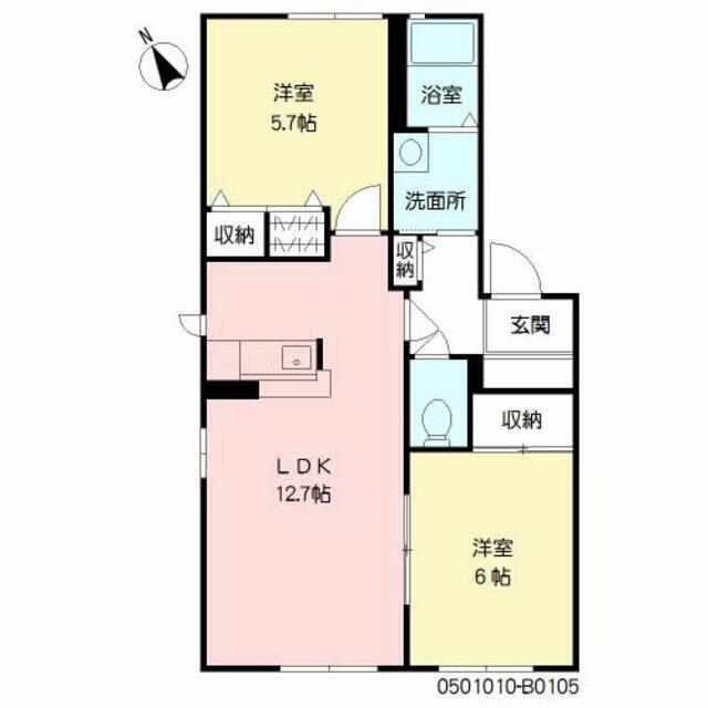 アットホーム ファルコン篠栗 ｂ棟 ｂ０１０５ ２ｌｄｋ 提供元 シャーメゾンショップ 株 ルーム 福岡東 店 糟屋郡篠栗町の賃貸アパート