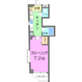 ドミール・ユウ ２０２ １Kの間取り図