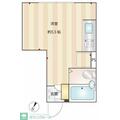 デュオメゾン渋谷幡ヶ谷 １０３ ワンルームの間取り図