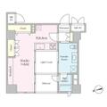 豊島区 目白５丁目（椎名町駅） 8階 ワンルームの間取り図