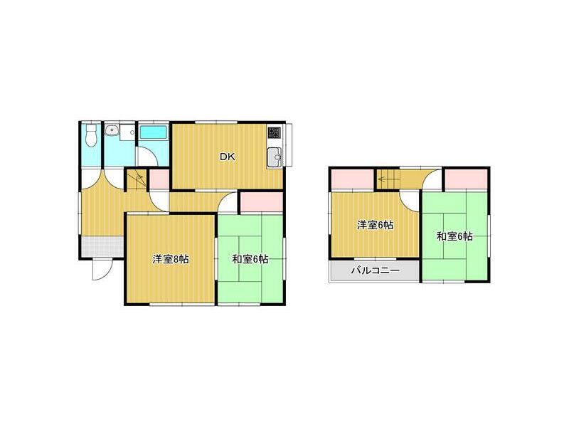 3-chome, Wakayama, Moroyama-machi, Iruma-gun (Bushu-Nagase Sta.) 2F 4DK

4.4 million yen