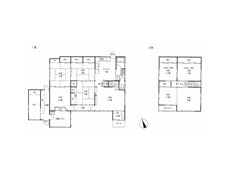 2-story building, 9DK, Shimo-no, Ōno, Shinshiro City (Mikawa-Ōno Station)