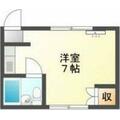 メゾン第一 1階 ワンルームの間取り図