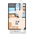 アネシス水前寺 3階 １Kの間取り図