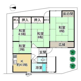 detached 綴喜郡井手町大字井手小字北溝