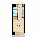 プレール代々木公園弐番館 ８０２ １Kの間取り図