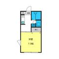 シティＮＡＫＡＯ 1階 １Kの間取り図