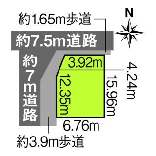 福井市 乾徳３丁目 （福大前西福井駅 ） 住宅用地